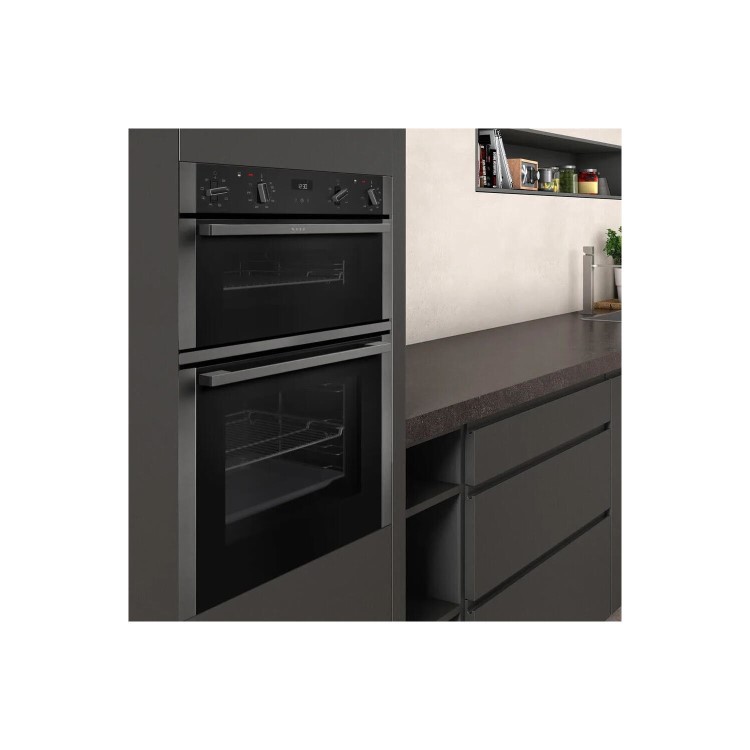 Neff N50 Built-In Electric Double Oven - Graphite Grey