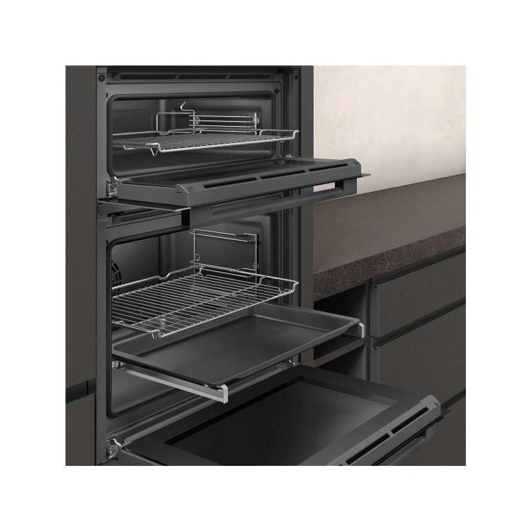 Neff N50 Built-In Electric Double Oven - Graphite Grey