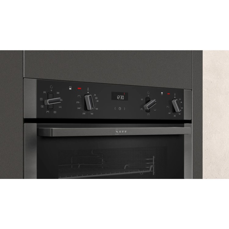 Neff N50 Built-In Electric Double Oven - Graphite Grey