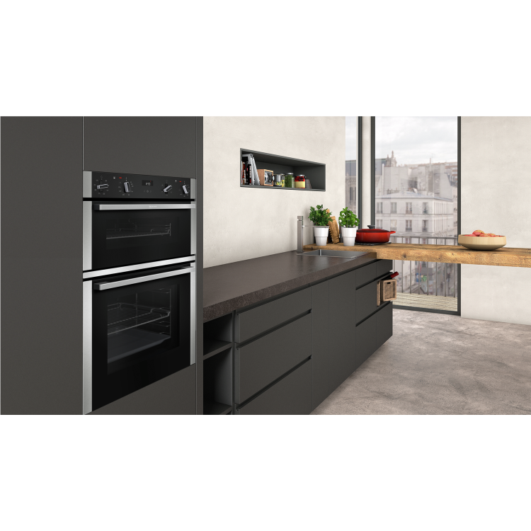 Neff N50 Built-In Electric Double Oven - Stainless Steel