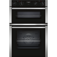 Neff N50 Electric Built In Double Oven with Catalytic Cleaning & Meat Probe - Stainless Steel