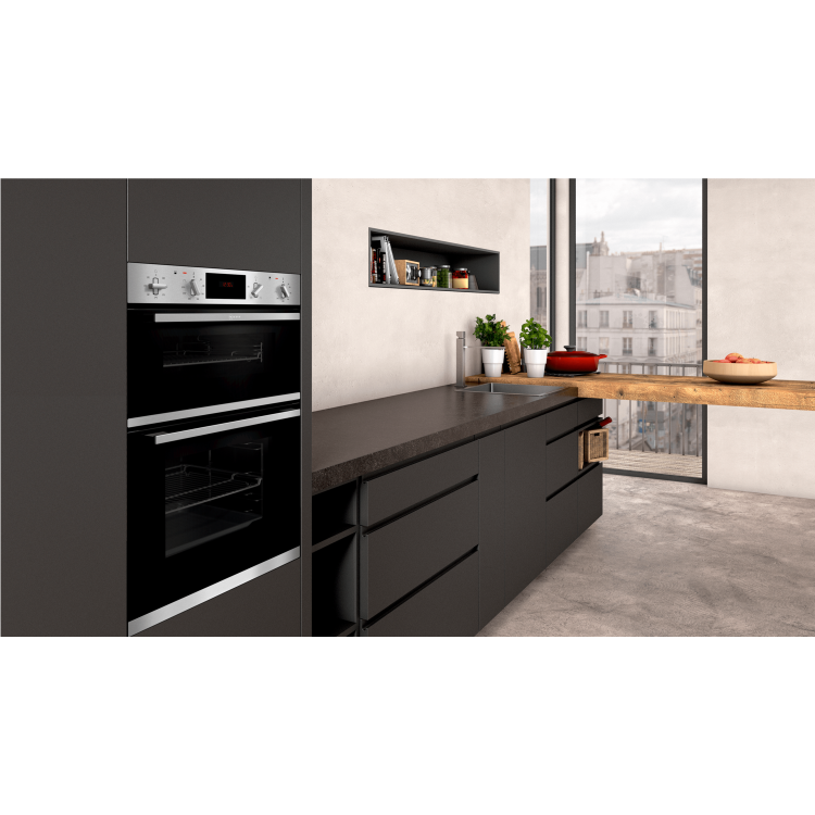 Neff N30 Built-In Electric Double Oven - Stainless Steel