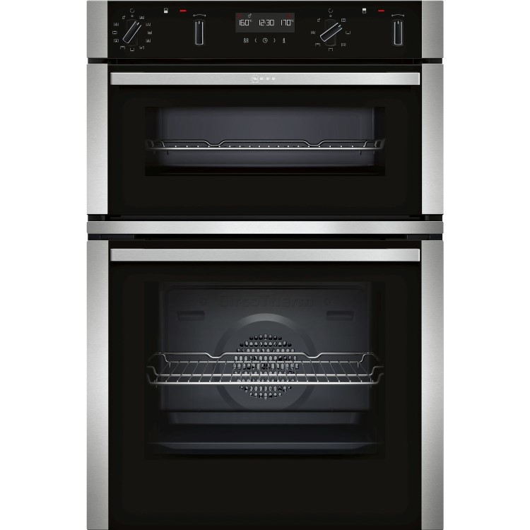 Neff N50 Built-In Electric Double Oven - Stainless Steel