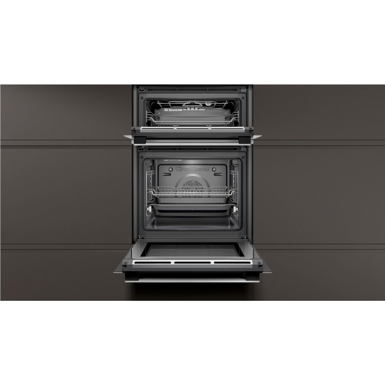 Neff N50 Built-In Electric Double Oven - Stainless Steel