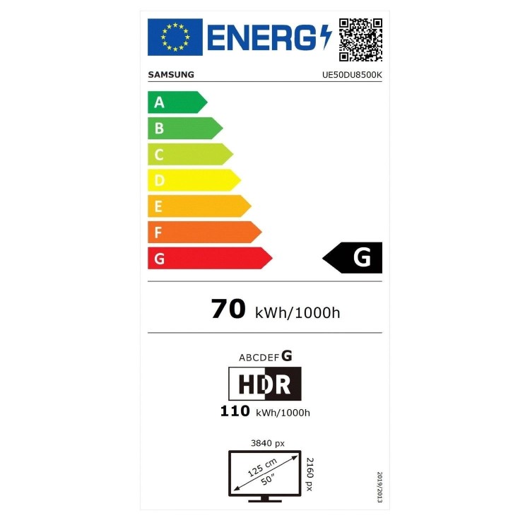 Samsung Crystal DU8500 50 inch Smart 4K Ultra HD LED TV