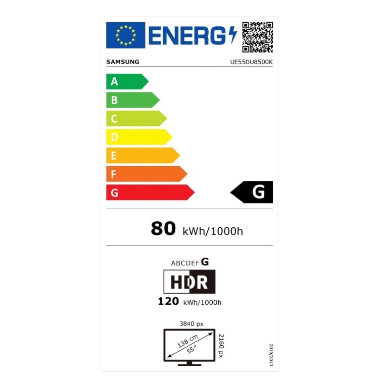 Samsung Crystal DU8500 55 inch Smart 4K Ultra HD LED TV