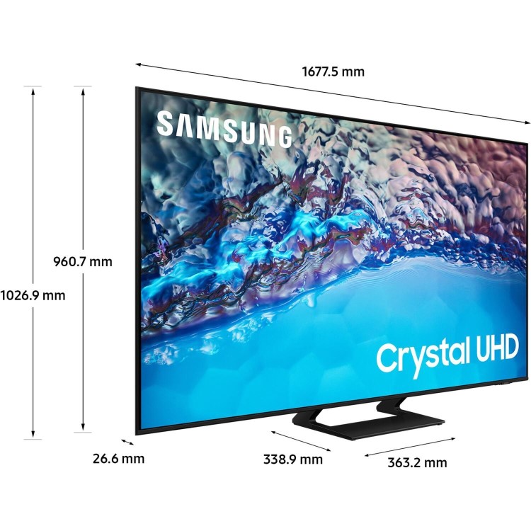 Samsung BU8000 75 Inch 4K HDR Smart TV