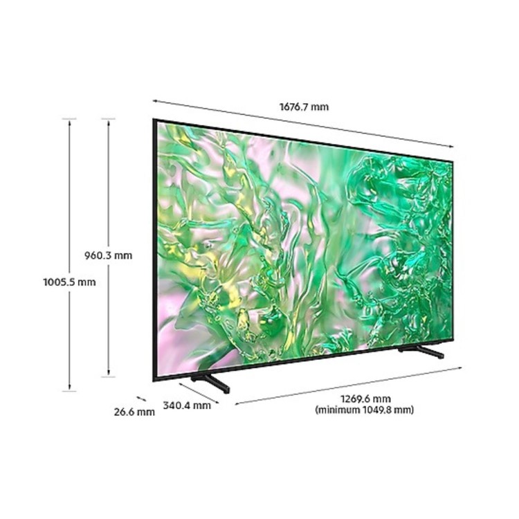 Samsung Crystal DU8000 75 inch Smart 4K Ultra HD LED TV