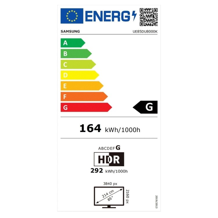 Samsung Crystal DU8000 85 inch Smart 4K Ultra HD LED TV