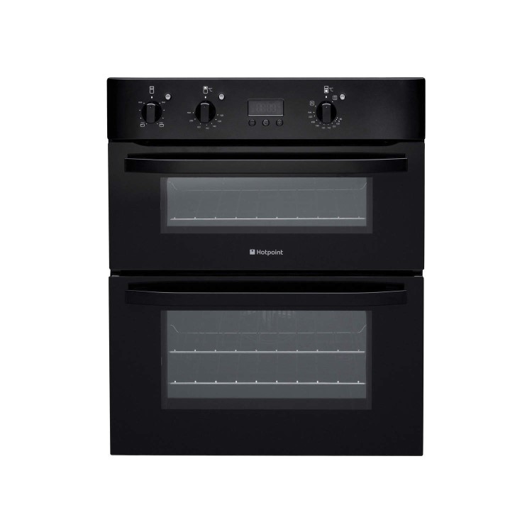 Hotpoint UH53KS Electric Built Under Double Oven Black