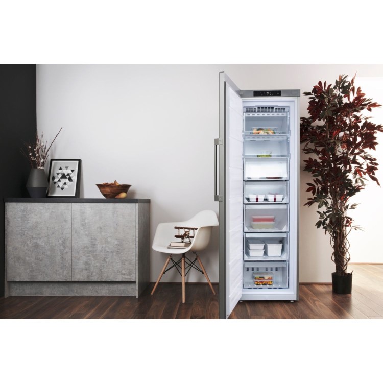 Hotpoint 263 Litre Freestanding Upright Freezer - Graphite