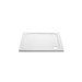 760x760mm White Acrylic Capped Stone Resin Square Shower Tray - Pearl