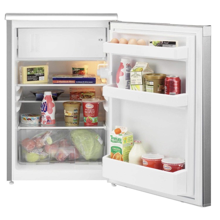 Beko UR584APS 55cm Wide Under Counter Freestanding Fridge - Silver