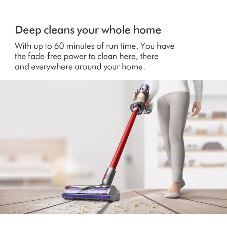 DYSON V11 Extra Cordless Vacuum Cleaner - Red & Purple