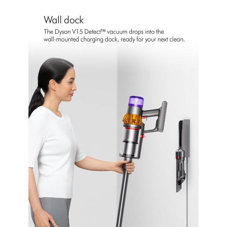 Refurbished Dyson V15 Detect Absolute Cordless Vacuum Cleaner - Up to 60 Minutes Run Time