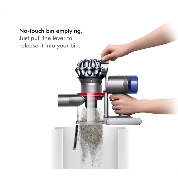 Dyson V8 Animal Cordless Bagless Vacuum Cleaner - Titanium Grey And Purple