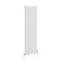 Reggio White Vertical Triple Column Traditional Radiator 1500x470mm 4688 BTU - Cast Iron Style