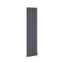 Reggio Anthracite Vertical Triple Column Traditional Radiator 1800x470mm 5545 BTU - Cast Iron Style