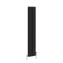 Reggio Midnight Black Vertical Triple Column Traditional Radiator 1500x290mm 2813 BTU - Cast Iron Style