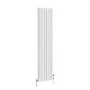 Reggio White Vertical Triple Column Traditional Radiator 1500x380mm 3751 BTU - Cast Iron Style