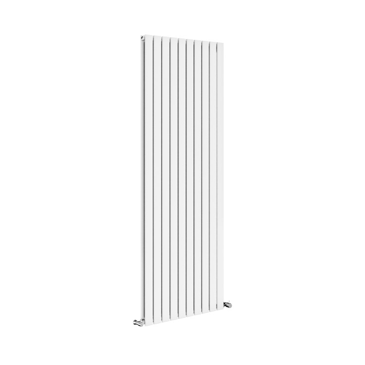 Riace White Vertical Flat Designer Radiator 1800x680mm Double Panel 6947 BTU