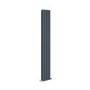 Riace Anthracite Vertical Flat Designer Radiator 1800x272mm Double Panel 2778 BTU