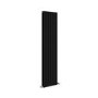 Riace Midnight Black Vertical Flat Designer Radiator 1600x408mm Double Panel 3687 BTU