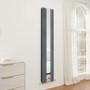 Specchio Anthracite Vertical Flat Mirror Designer Radiator 1800x385mm Double Panel 3541 BTU