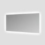 Rectangular Backlit Heated Bathroom Mirror with Lights – 900 x 420mm - Vela