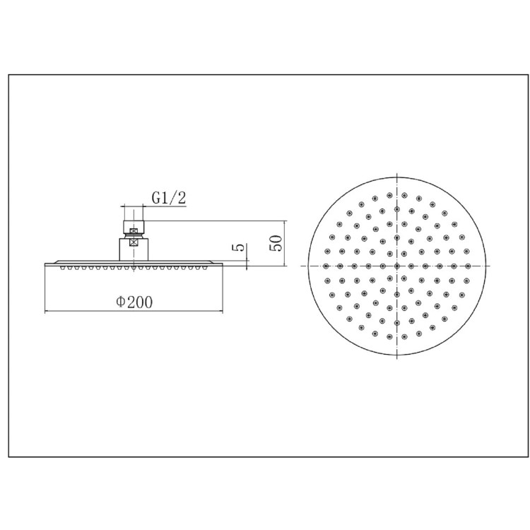 Chrome Shower Bath and Basin Tap Set - Arissa