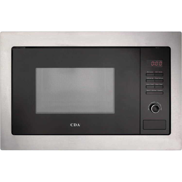 CDA VM230SS 25L 900W Built-in Microwave with Grill Stainless Steel