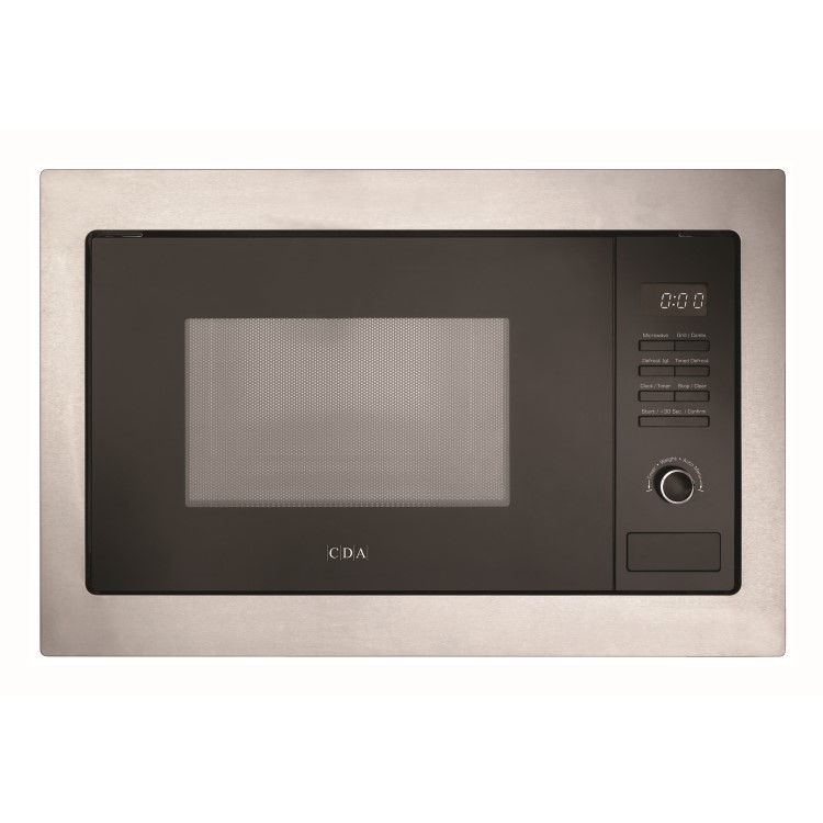 CDA Built-In Microwave with Grill - Stainless Steel