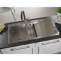 Astracast VN15XBHOMESKR Vantage 1.5 Bowl Premium Steel Right Hand Kitchen Sink