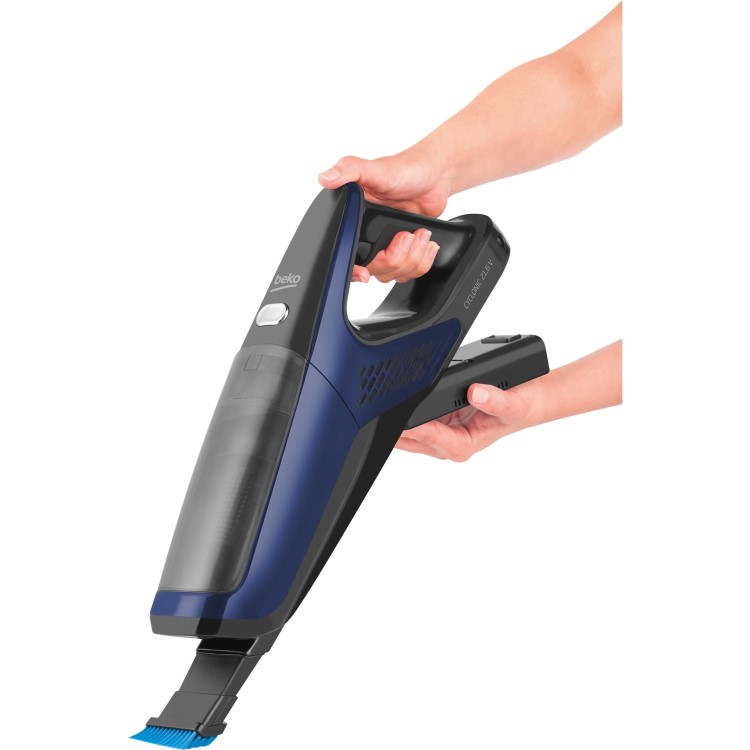 Beko VRT61821VD Beetle 21V Cordless 2in1 Vacuum Cleaner - Blue & Black