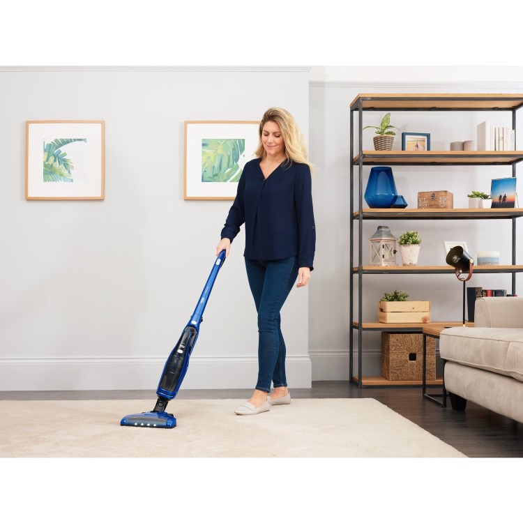 Beko VRT61821VD Beetle 21V Cordless 2in1 Vacuum Cleaner - Blue & Black