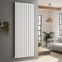 Riace White Vertical Flat Designer Radiator 1800x680mm Single Panel 4509 BTU