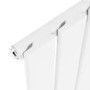 Riace White Vertical Flat Designer Radiator 1800x680mm Single Panel 4509 BTU