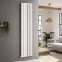 Riace White Vertical Flat Designer Radiator 1800x408mm Single Panel 2705 BTU