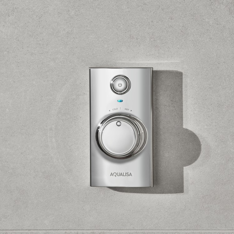 Aqualisa Visage Q Smart Digital Shower Concealed with Fixed Head HP/Combi