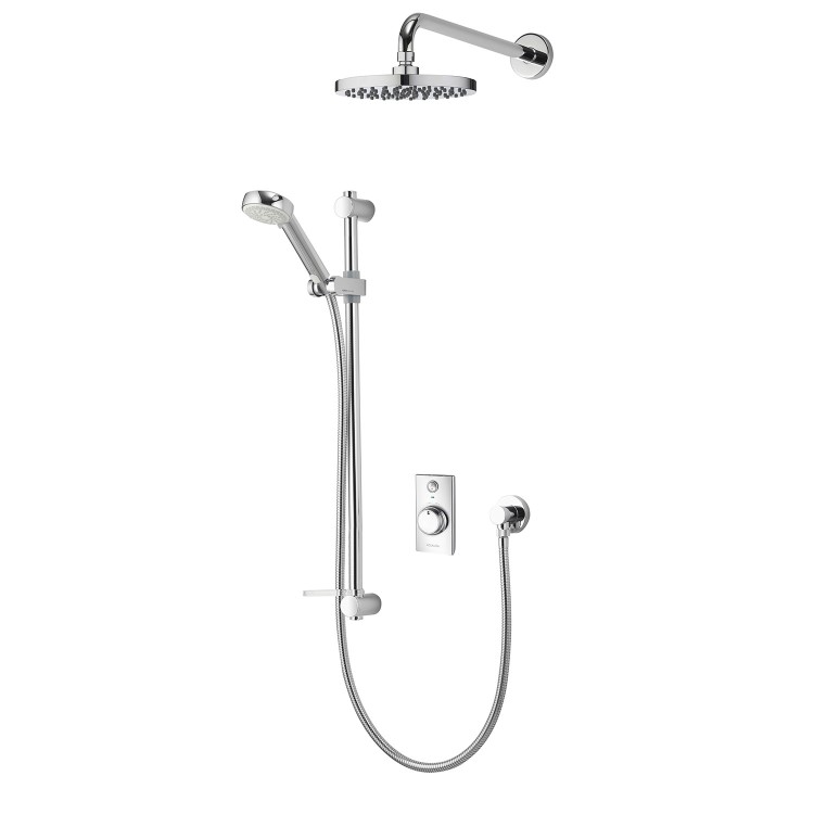 Aqualisa Visage Q Smart Digital Shower Concealed with Adjustable and Wall Fixed Head HP/Combi