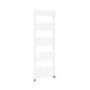 Riace White Vertical Flat Towel Rail  1600x600mm Single Panel 2742 BTU