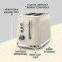 Breville Bold 2 Slice Toaster - Cream