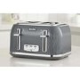 Breville VTT892 Flow 4 Slice Toaster - Grey