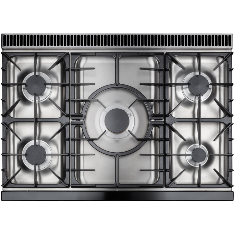 Rangemaster Elise 90cm Dual Fuel Range Cooker - Black