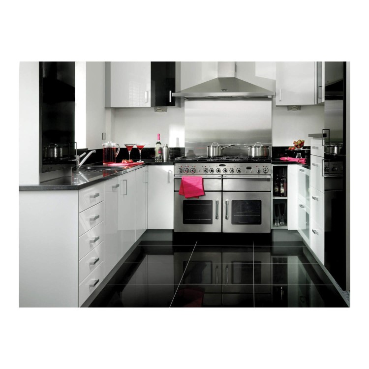 Rangemaster 81010 Excel 110cm Electric Range Cooker With Ceramic Hob - Black