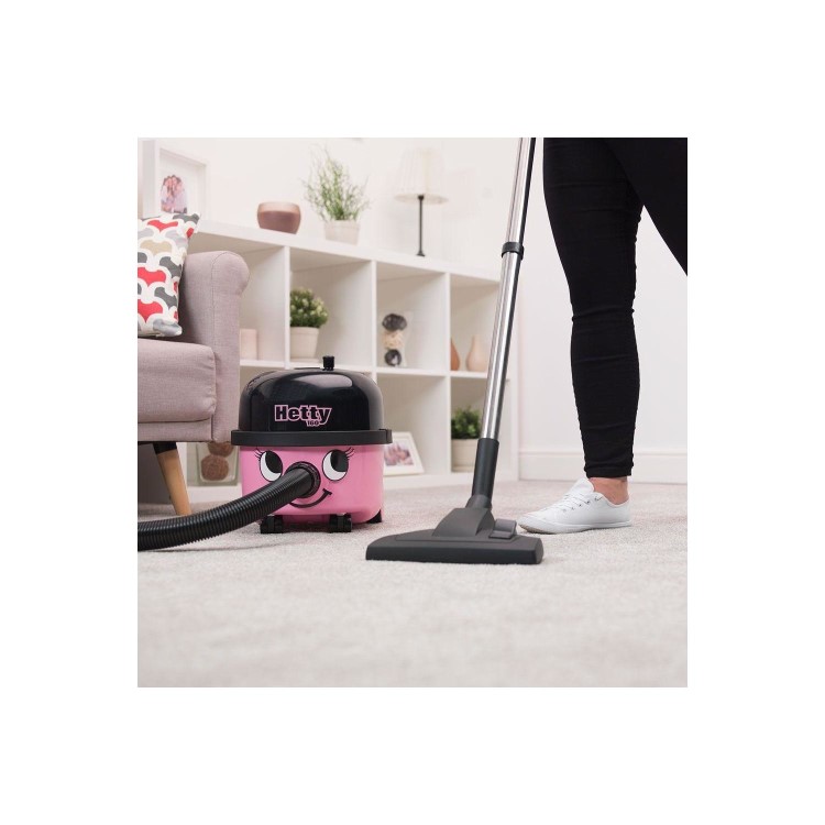 Numatic HET160 Hetty Bagged Vacuum Cleaner - Pink