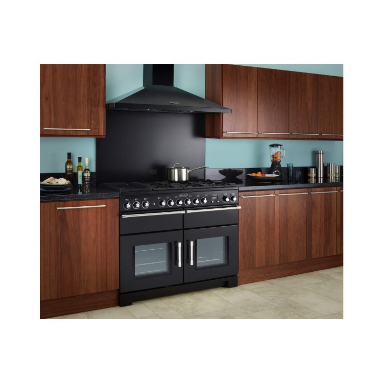 Rangemaster 81010 Excel 110cm Electric Range Cooker With Ceramic Hob - Black