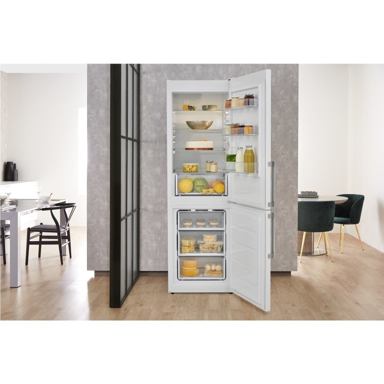 Whirlpool 339 Litre 70/30 Freestanding Fridge Freezer - Optic Inox