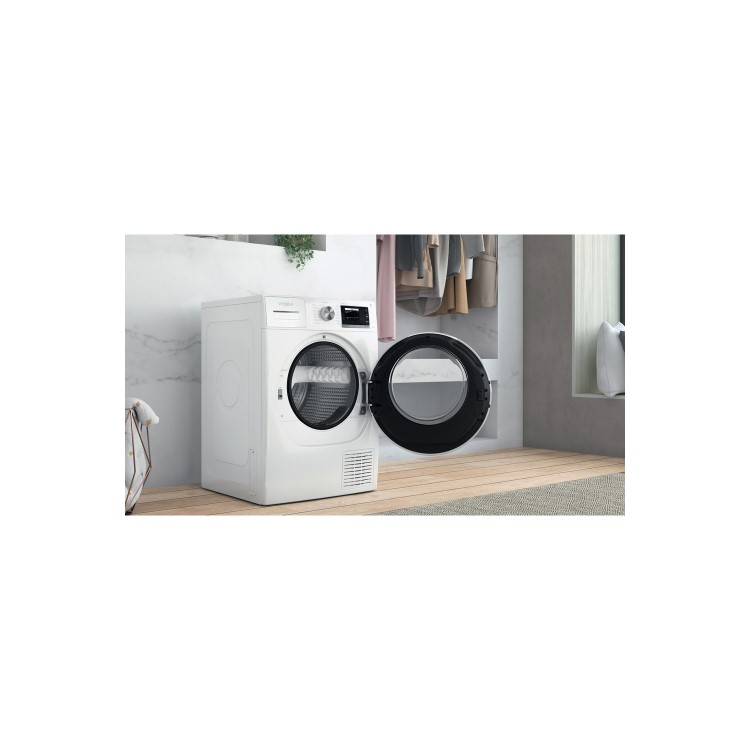 Whirlpool 6th Sense 9kg Heat Pump Tumble Dryer - White