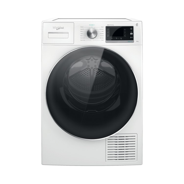 Whirlpool 6th Sense 9kg Heat Pump Tumble Dryer - White